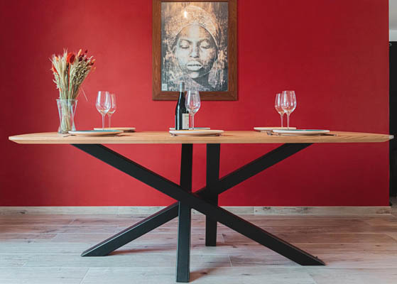 Table «Mikado» frêne